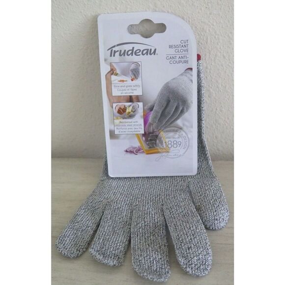 Trudeau Silver Cut Resistant Glove w/Stainless Steel Strands - Picture 2 of 2